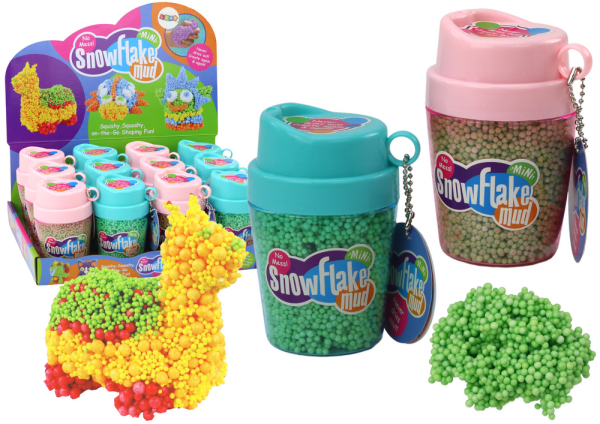 Mamido Squishy kuličky z polystyrenu v kelímku zelená