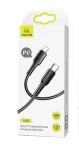 USAMS SJ406 U43 Fast Charging Lightning - Type-C Fast Datový Kabel 1.2m černá (6958444984667)