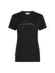 ICEBREAKER W 150 Tech Lite SS Tee Sparkling Sta, Black velikost: M