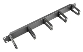 Lanberg AK-1202-B černá / Organizér kabelů / 19" / 1U (AK-1202-B)