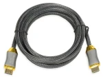 Kabel HDMI 2.1 8K 2 m stříbrná / Kabel HDMI / 8K/4K/1080p / Zlacené konektory (ITVFHD08)