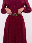 Dámská dlouhá sukně DHJ SD 19720-1.32 Bordó s třpyt kamínky - FPrice bordó one size