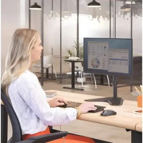 Fellowes Professional Series Free Standing černá / Stojan pod monitor / do 32" / nosnost 8 kg / rotace 360° (8049601)