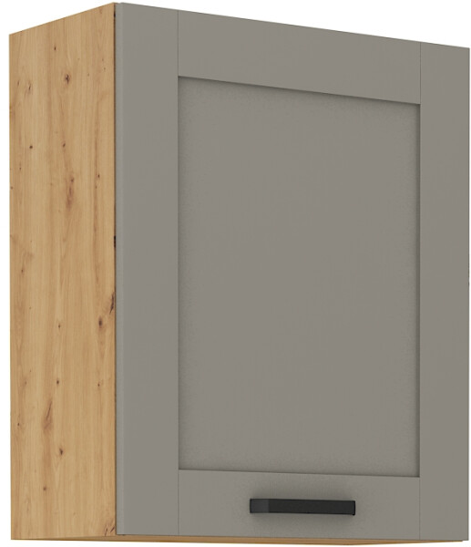Horní skříňka Luna 60 G-72 1F Barva korpusu: Dub artisan, Barva dvířek: Clay Grey
