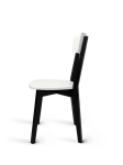 MURDIA trade s.r.o. Jídelní židle TOR - buk černý/bílá