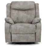 Polohovací křeslo, elektrické zabudované ovládání, šedá, látka vintage, TV-Q8668 GREY3