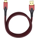 Delock USB 2.0 prodlužovací kabel plochý zahnutý [1x USB 2.0 zástrčka A - 1x USB 2.0 zásuvka A] 1.00 m černá oboustranně zapoji