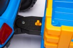 Mamido Dětský elektrický traktor BBH-030 s přívěsem modrý