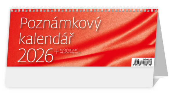 Stolní kalendář 2026 Helma - Poznámkový OFFICE