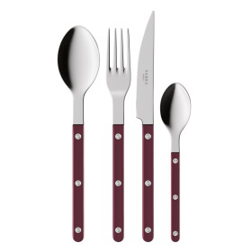 SABRE PARIS 4-dílná sada příborů Bistrot Brillant – Pearly Aubergine, fialová barva, kov
