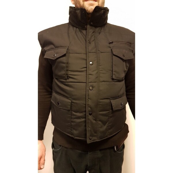 Vesta zimní MAJA 4, vel.XXL černá,4kapsy DOPRODEJ!!! 2XL černá