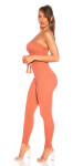 Sexy kombinéza Bandeau Ripp Jumpsuit Einheitsgroesse