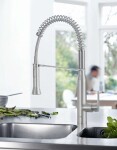 GROHE - K7 Dřezová baterie s flexibilním ramenem, supersteel 31379DC0