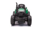 Mamido Dětský elektrický traktor s vlečkou Forest 24V 2x200W zelený