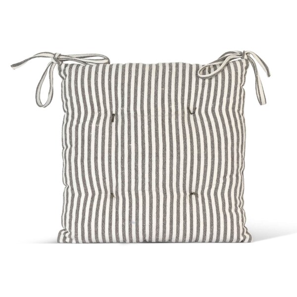 Garden Trading Prošívaný podsedák Charingworth Stripe 40 x 40 cm, zelená barva, textil