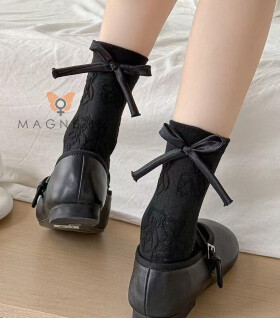 Magnetis ponožky CO5020 Žakárový medvídek černá univerzální