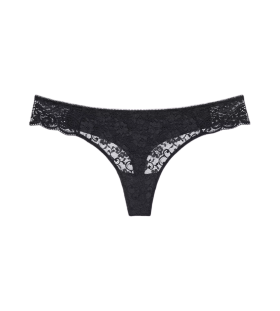 Dámská tanga Amourette Hipster String - BLACK - černé 0004 - TRIUMPH BLACK 44