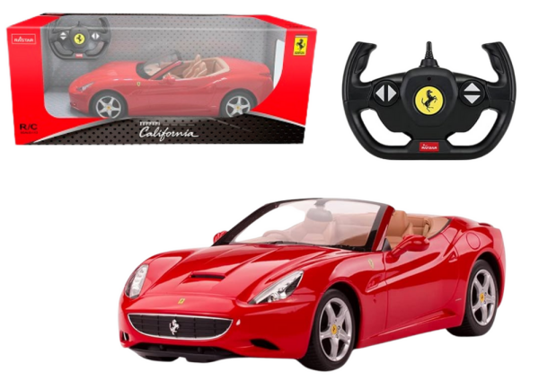 Mamido Sportovní autíčko Ferrari California na dálkové ovládání RC 1:24 červené