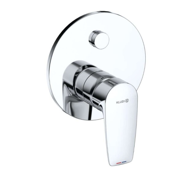KLUDI - Pure&Solid Baterie pod omítku pro 2 spotřebiče, chrom 347590575