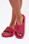 Dámské Pěnové Sandály Na Platformě S Přezkou Big Star RR274A583 Fuchsie 41