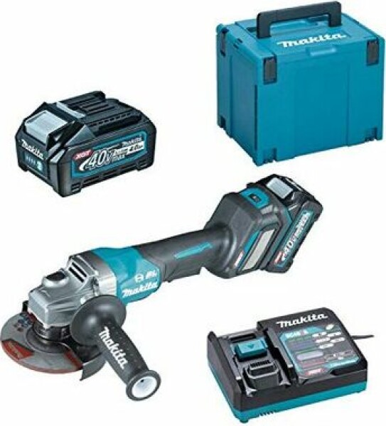 Makita GA029GM201 / Aku Úhlová bruska / 40V / 125 mm / 8.500 ot-min / 2x 4.0 Ah (MGA029GM201)