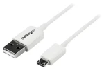StarTech USB-A - Micro USB kabel bílá / Kabel / USB 2.0 / 2 m (USBPAUB2MW)