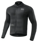 Rockbros Podzimní/zimní cyklistická bunda černá, velikost XL / Cyklistická bunda / Dlouhý rukáv