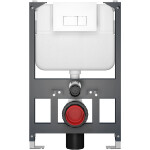 CERANO - Modul Basic pro WC závěsné - nízký - předstěnová instalace/sádrokarton - 52,5x80 CER-670798