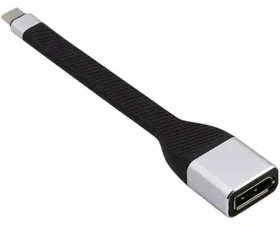 Techly ICOC-USBC-DP12 černá / Adaptér USB-C na DisplayPort / 4K 60Hz / 0,131 m (ICOC-USBC-DP12)