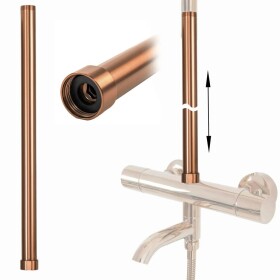 REA - Prodloužení pro vanovou/sprchovou soupravu BRUSH COPPER 50cm REA-K5489