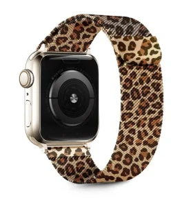 Tech-Protect Lamano hnědo-černá / Řemínek pro Apple Watch / 40/41/42 mm