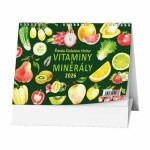 Vitaminy a minerály 2026 - stolní kalendář