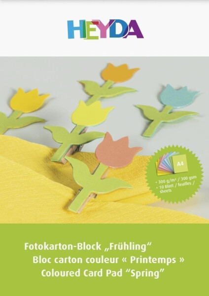 Blok 10 listů A4 Tulipán