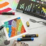 Mont Marte Mont Marte, MMPT-0039, sada olejových pastelů, metalické, 12 ks