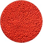 Cukrové zdobení Perličky červené máček 50g