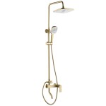 REA - Sprchový set STORM GOLD BRUSH REA-P9535