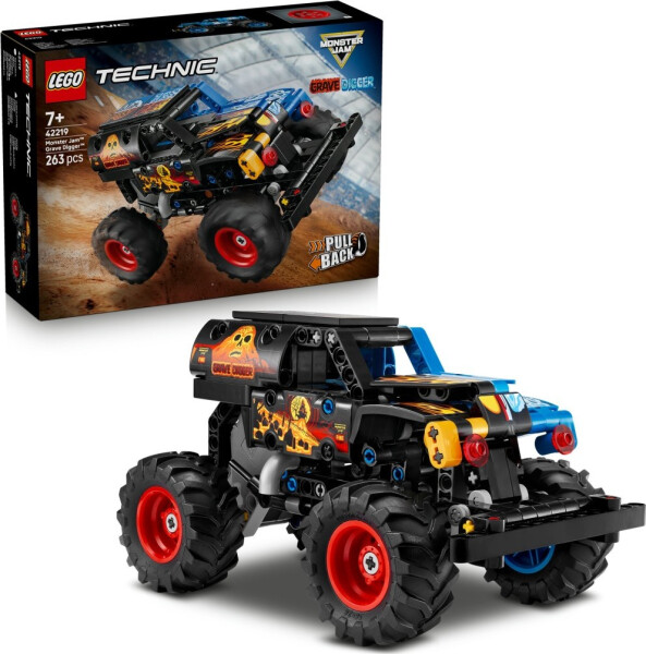 LEGO® Technic 42219 Monster Jam™ Grave Digger™ Oheň a led - LEGO® Technic