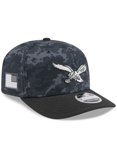 New Era Pánská kšiltovka Philadelphia Eagles NFL Throwback 2026 Salute to Service 9SEVENTY Stretch-Snap