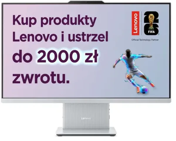 Lenovo IdeaCentre AIO 27ILL11 šedá / 27" FHD / Intel Core Ultra 5 226V / 16GB / 512GB SSD / Intel Arc 130V / W11H (F0JW001WPB)