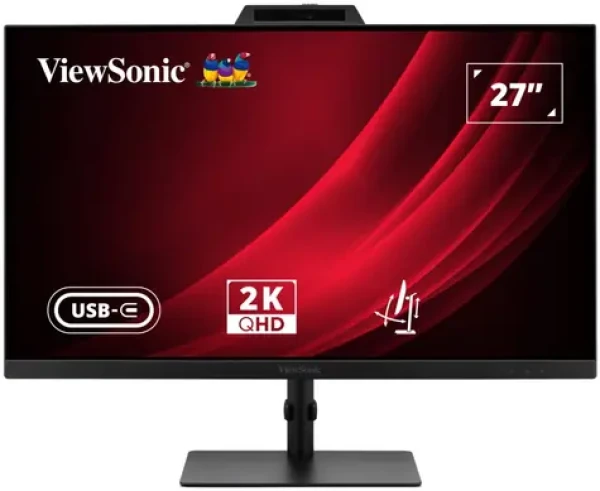 27" Viewsonic VG2741V-2K / Monitor / IPS / 2560 x 1440 / 120Hz / 4ms / HDMI + DP + USB-C / Webkamera / Pivot / VESA (VG2741V-2K)