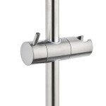 Sprchový systém SAT Aurum s termostatickou baterií broušený gun metal SATSSTKAURBGM SATSSTKAURBGM