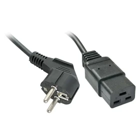 Lindy Schuko - IEC 320 C19 černá / Napájecí kabel / 2 m / 16 A (30344)
