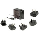 Ansmann 1201-0021 zásuvkový napájecí adaptér s redukcemi, nastavitelný 12 V/DC, 9 V/DC, 7.5 V/DC, 6 V, 4.5 V/DC, 3 V 300