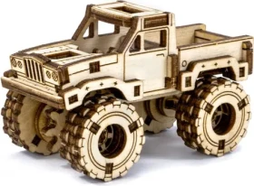 WOODEN CITY 3D Dřevěné puzzle Superfast Monster Truck č.3