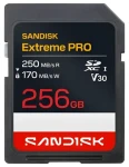 SanDisk Extreme PRO SDXC 256 GB / Paměťová karta / čtení: 250 MB/s / zápis: 170 MB/s (SDSDXXJ-256G-GSCIN)