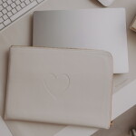 Eulenschnitt Obal na notebook 13" Heart Creme, krémová barva