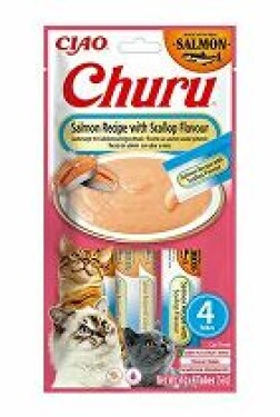 Churu Cat Salmon Recipe with Scallop Flavour 4x14g