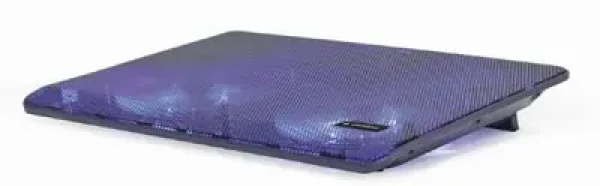 Rozbaleno - Gembird NBS-2F15-05 černá / chladicí podložka pod notebook / 15.6" / 2x LED ventilátor / rozbaleno (NBS-2F15-05.Rozbaleno)