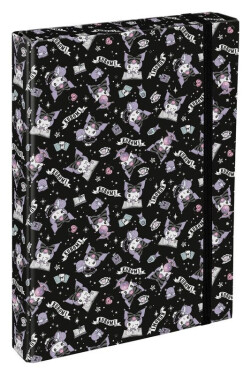 Desky na školní sešity A4 Jumbo Kuromi Black