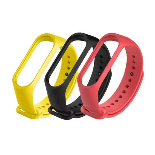 Xiaomi Mi Band Strap 34 černá červená žlutá (3ks) / Náhradní náramky pro Xiaomi Mi Band 34 (2926934117790)